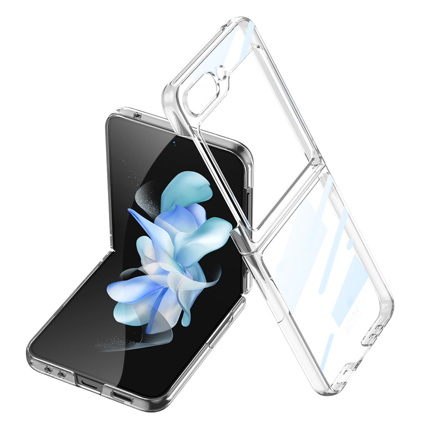 Galaxy Z Flip 5 Kılıf Zore Kıpta Lensli Kılıf - Renksiz