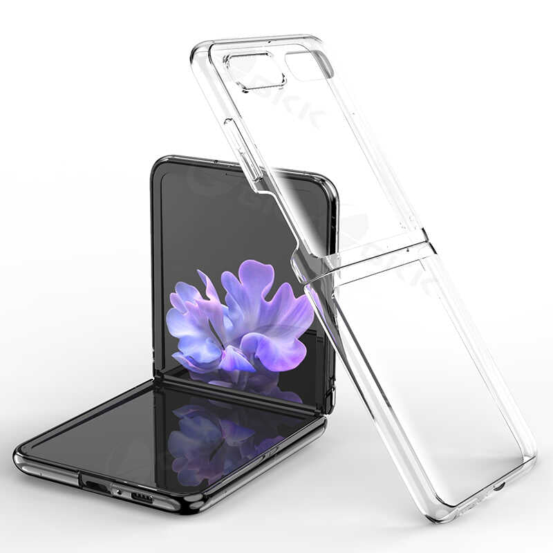 Galaxy Z Flip Kılıf Zore Kıpta Kılıf - Renksiz
