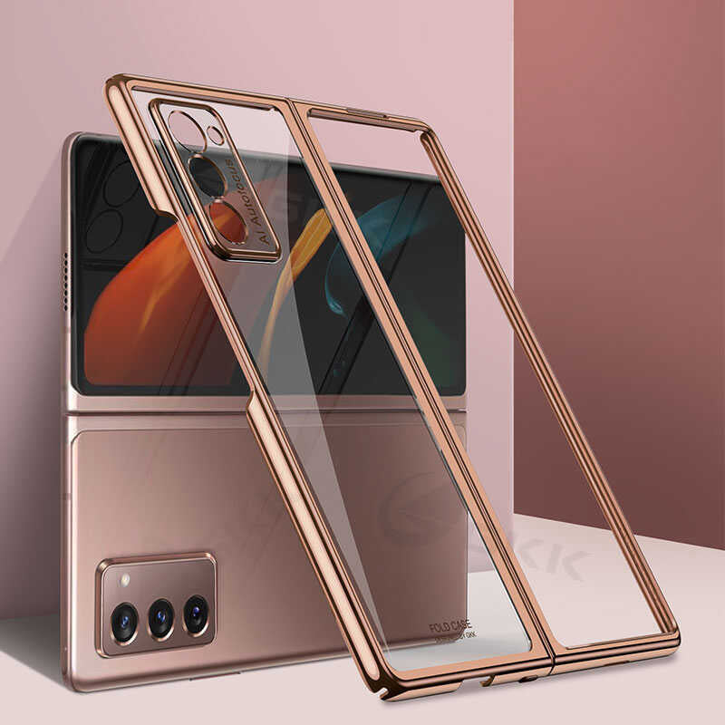 Galaxy Z Fold 2 Kılıf Zore Kıpta Kılıf - Rose Gold