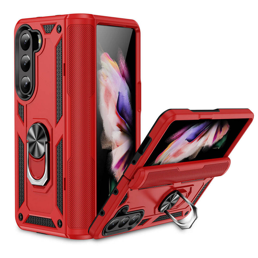 Galaxy Z Fold 5 Kılıf Zore Vega Kılıf - Kırmızı