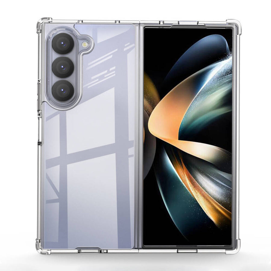 Galaxy Z Fold 6 Kılıf Zore Nitro Anti Shock Silikon - Şeffaf
