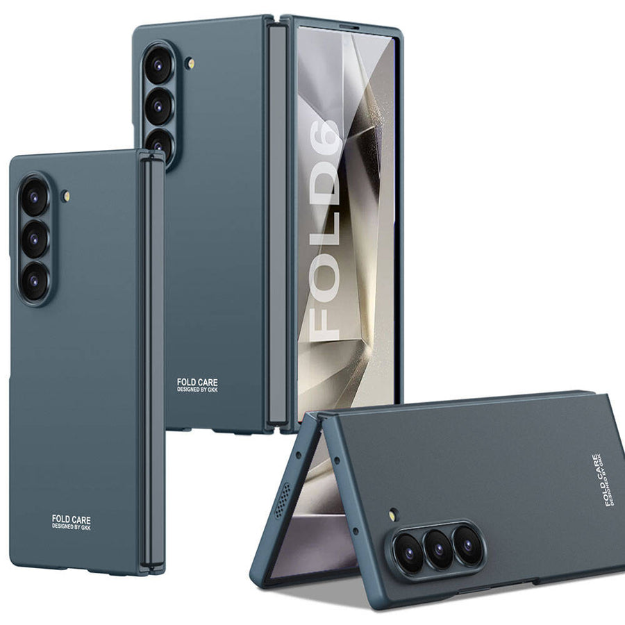 Galaxy Z Fold 6 Kılıf Zore Sert Kıpta Kılıf - Mavi