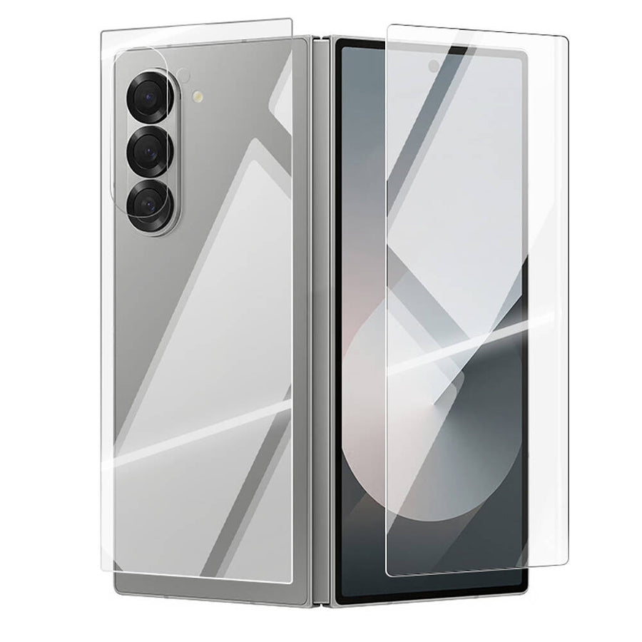Galaxy Z Fold 6 Zore Etnaa 2in1 Cam Ekran Koruyucu - Şeffaf