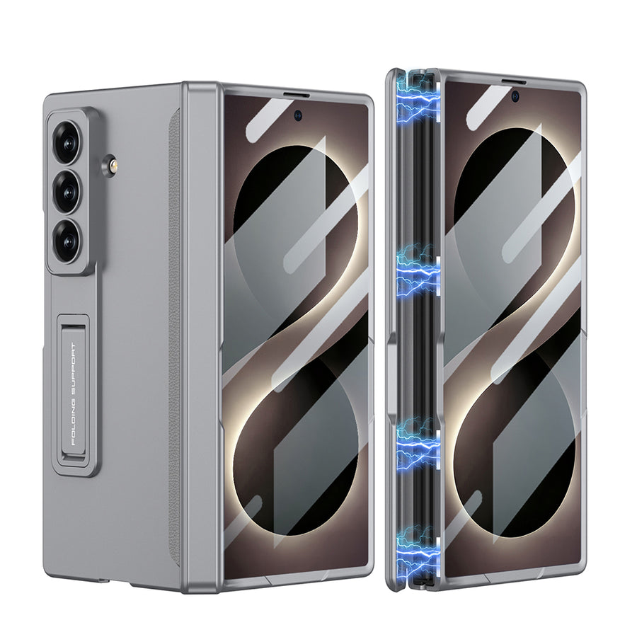 Galaxy Z Fold 8 Ultra Kılıf Zore M-Magnet Kılıf - Gri