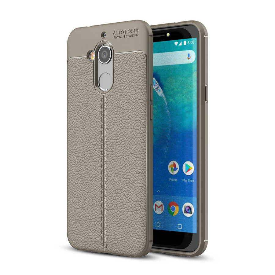 General Mobile 8 Go Kılıf Zore Niss Silikon Kılıf - Gri