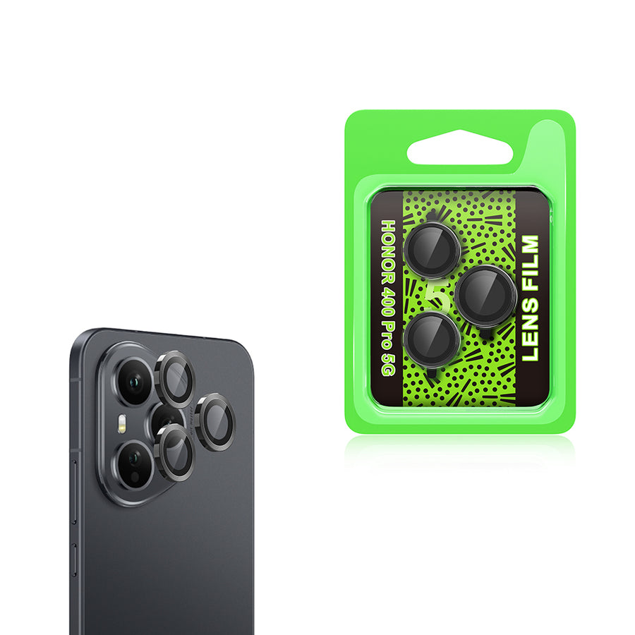 Honor 400 Pro Zore CL-07 Kamera Lens Koruyucu - Siyah