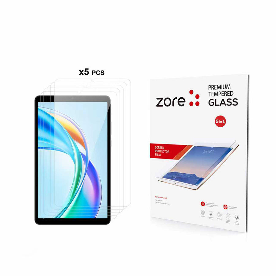 Honor Pad X7 Zore 5in1 Tablet Temperli Cam Ekran Koruyucu - Şeffaf