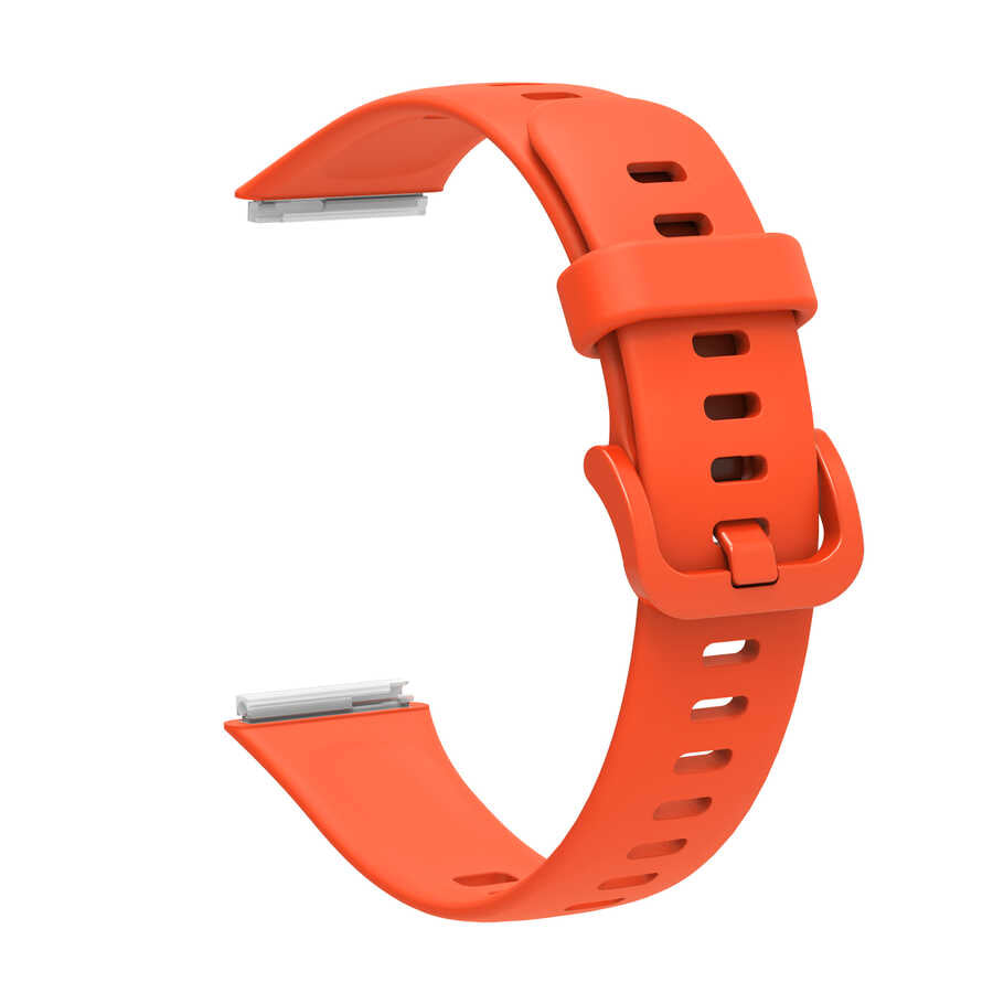Huawei Band 7 KRD-71 Silikon Kordon - Turuncu