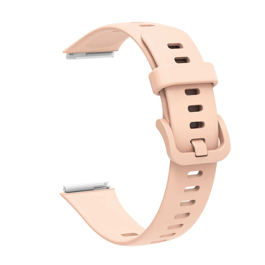 Huawei Band 7 KRD-71 Silikon Kordon - Pembe Açık