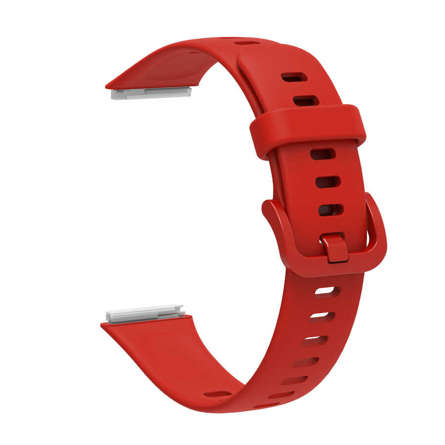 Huawei Band 7 KRD-71 Silikon Kordon - Kırmızı