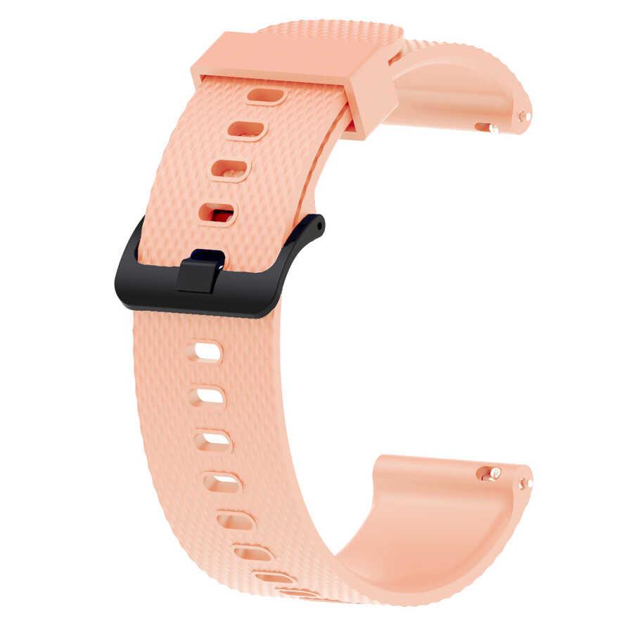 Huawei GT2 42mm KRD-46 20mm Silikon Kordon - Pembe Açık
