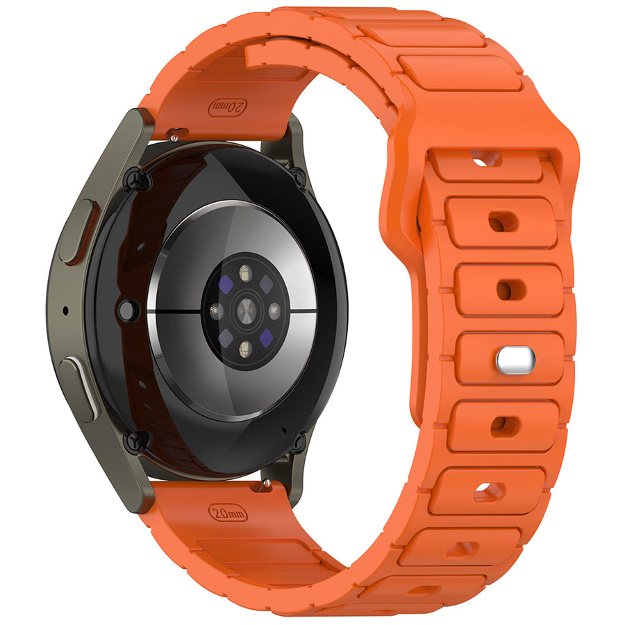 Huawei GT2 46mm Zore KRD-132 22mm Silikon Kordon Strap Kayış - Turuncu