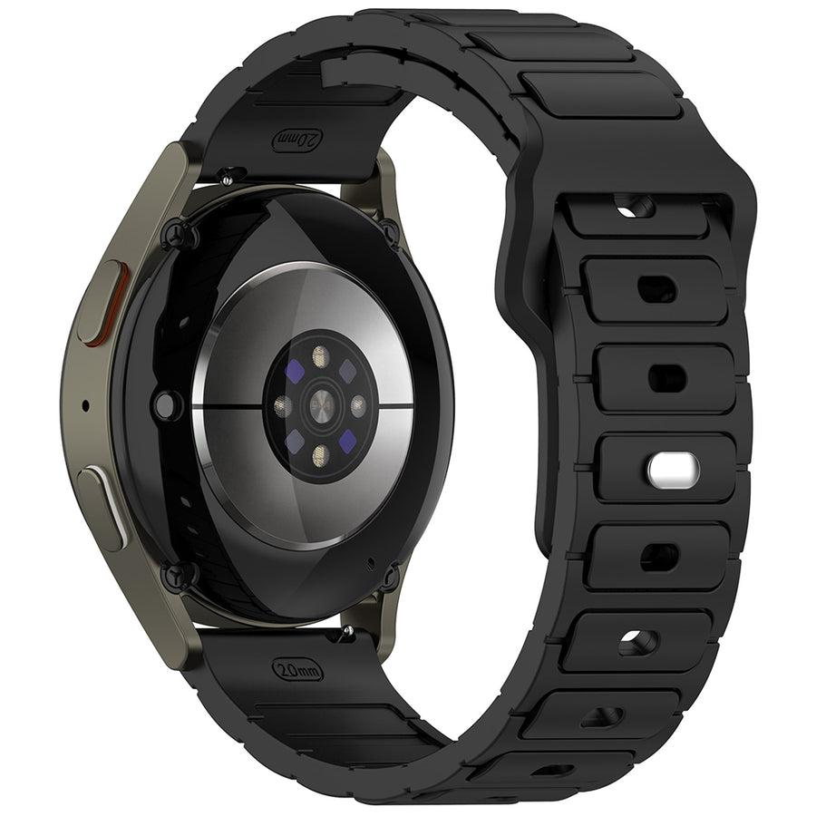 Huawei GT2 46mm Zore KRD-132 22mm Silikon Kordon Strap Kayış - Siyah