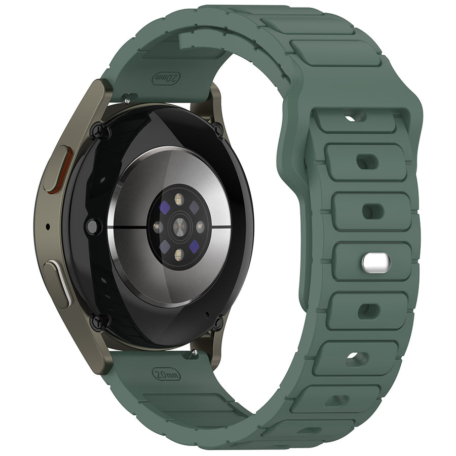 Huawei GT2 46mm Zore KRD-132 22mm Silikon Kordon Strap Kayış - Koyu Yeşil