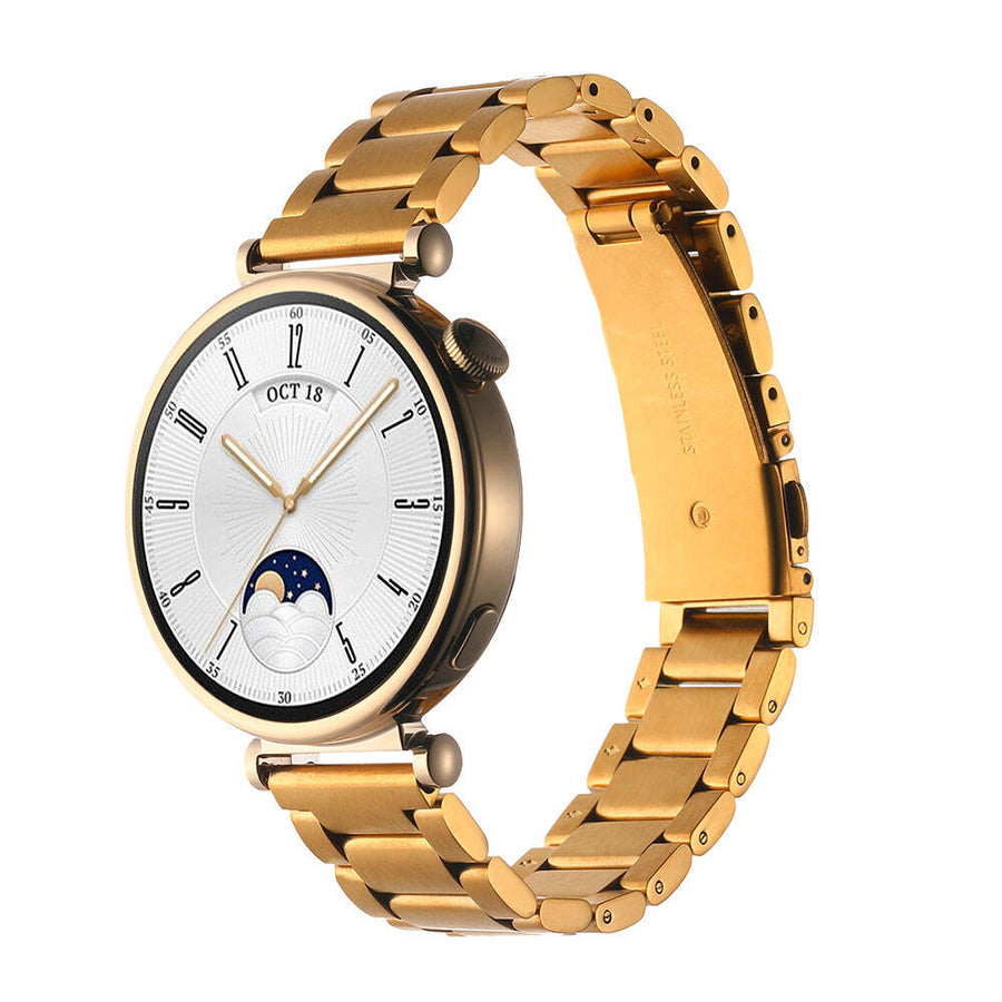 Huawei GT4 41mm Zore KRD-04 18mm Metal Kordon - Gold