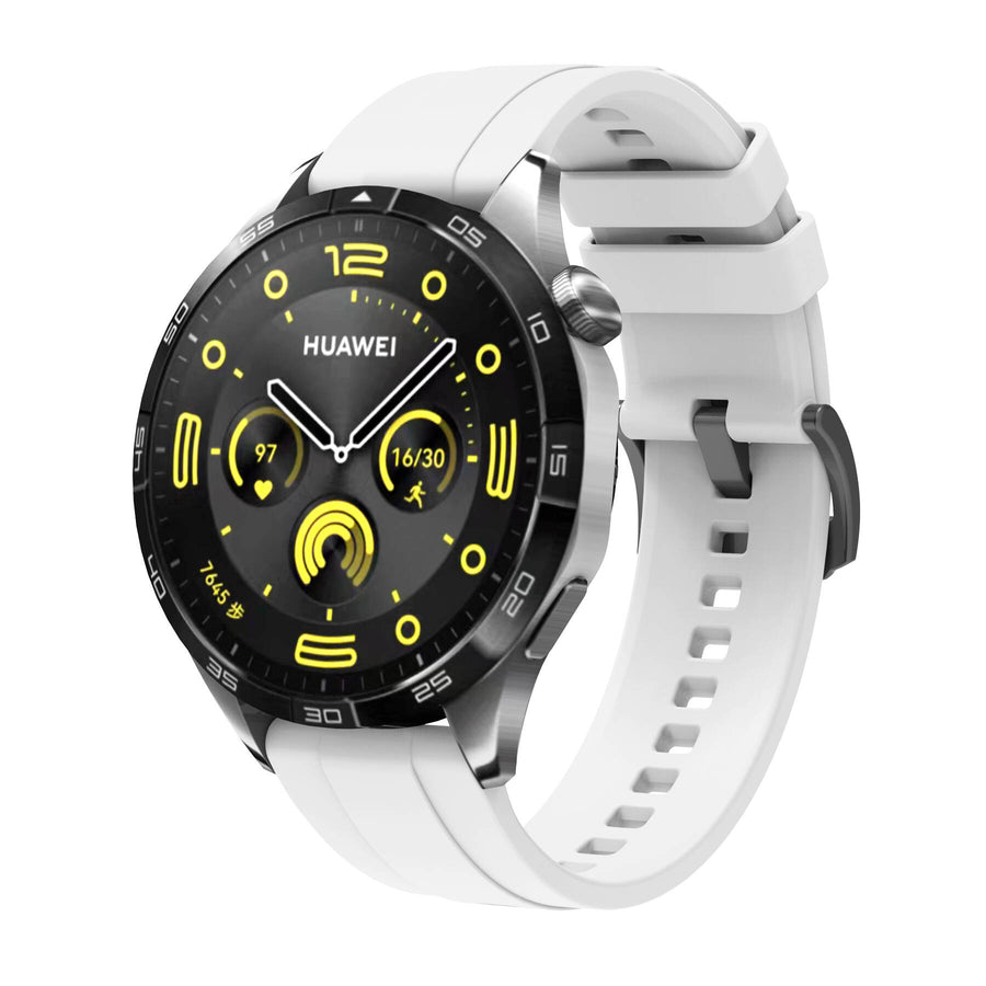 Huawei GT4 41mm Zore KRD-95 22mm Silikon Kordon - Beyaz