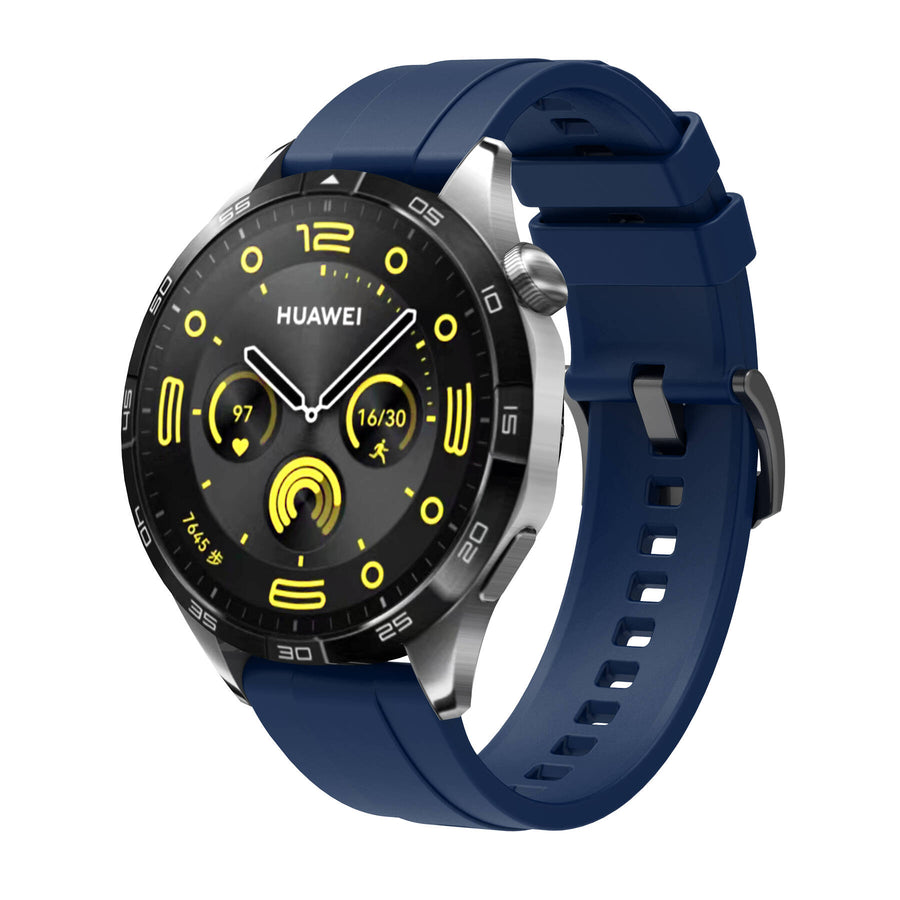 Huawei GT4 41mm Zore KRD-95 22mm Silikon Kordon - Lacivert