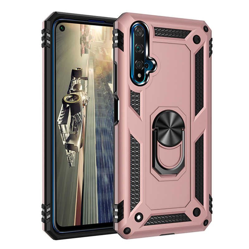 Huawei Honor 20 Kılıf Zore Vega Kılıf - Rose Gold