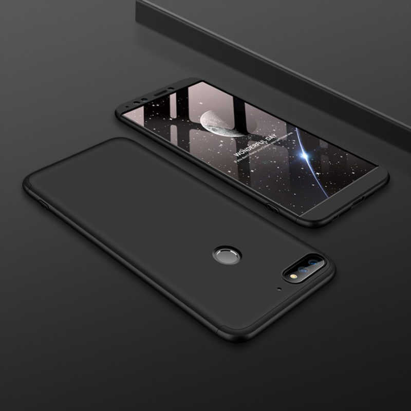 Huawei Y7 2018 Kılıf Zore Ays Kılıf - Siyah