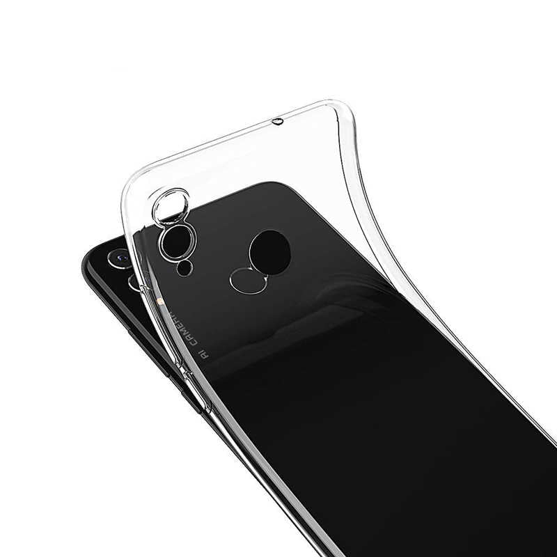 Huawei Honor 8C Kılıf Zore Süper Silikon Kılıf - Renksiz
