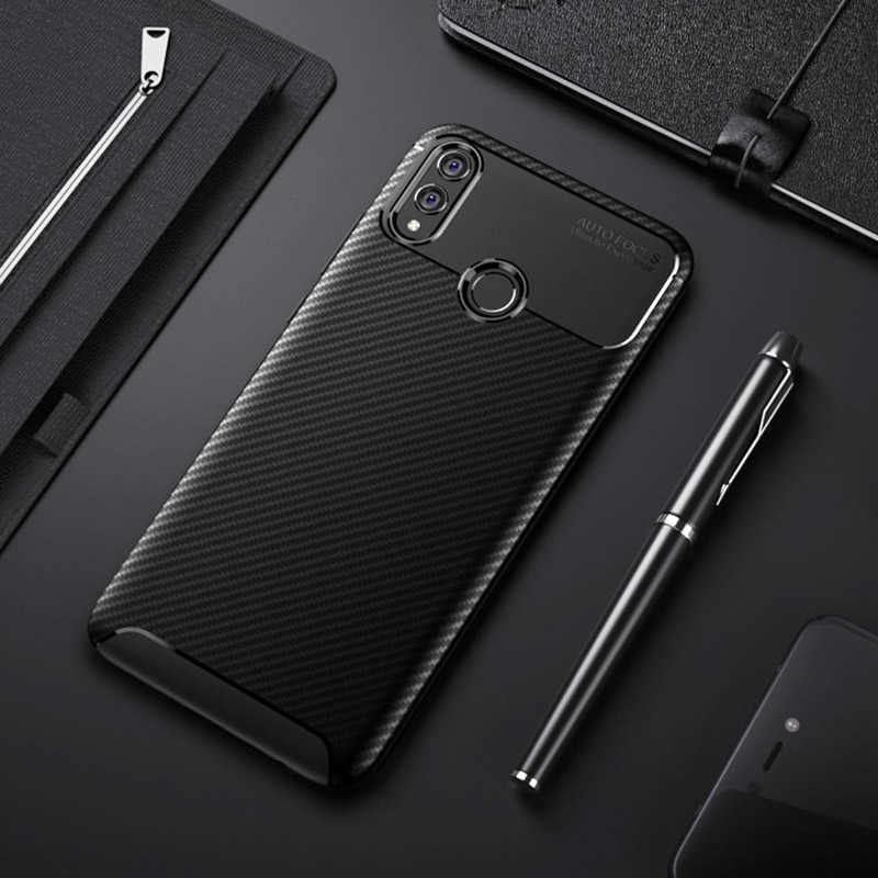 Huawei Honor 8X Kılıf Zore Negro Silikon Kılıf - Siyah