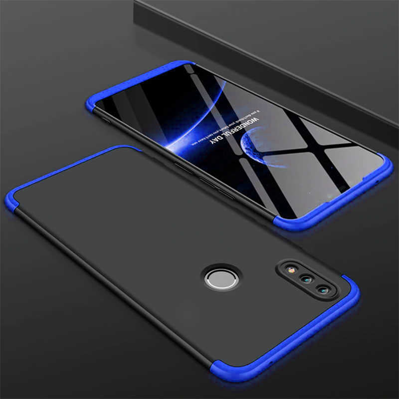 Huawei Honor Play Kılıf Zore Ays Kılıf - Siyah-Mavi