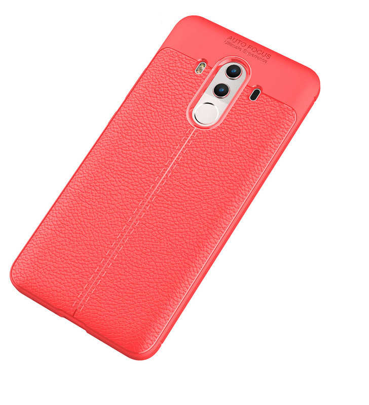 Huawei Mate 10 Pro Kılıf Zore Niss Silikon Kılıf - Kırmızı