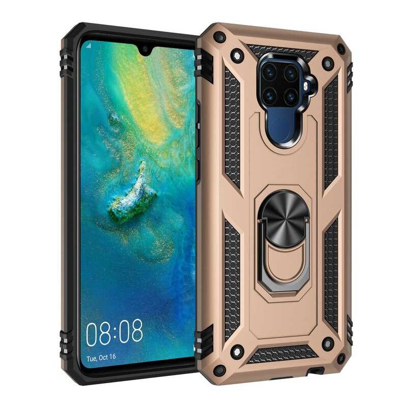 Huawei Mate 30 Lite Kılıf Zore Vega Kılıf - Gold