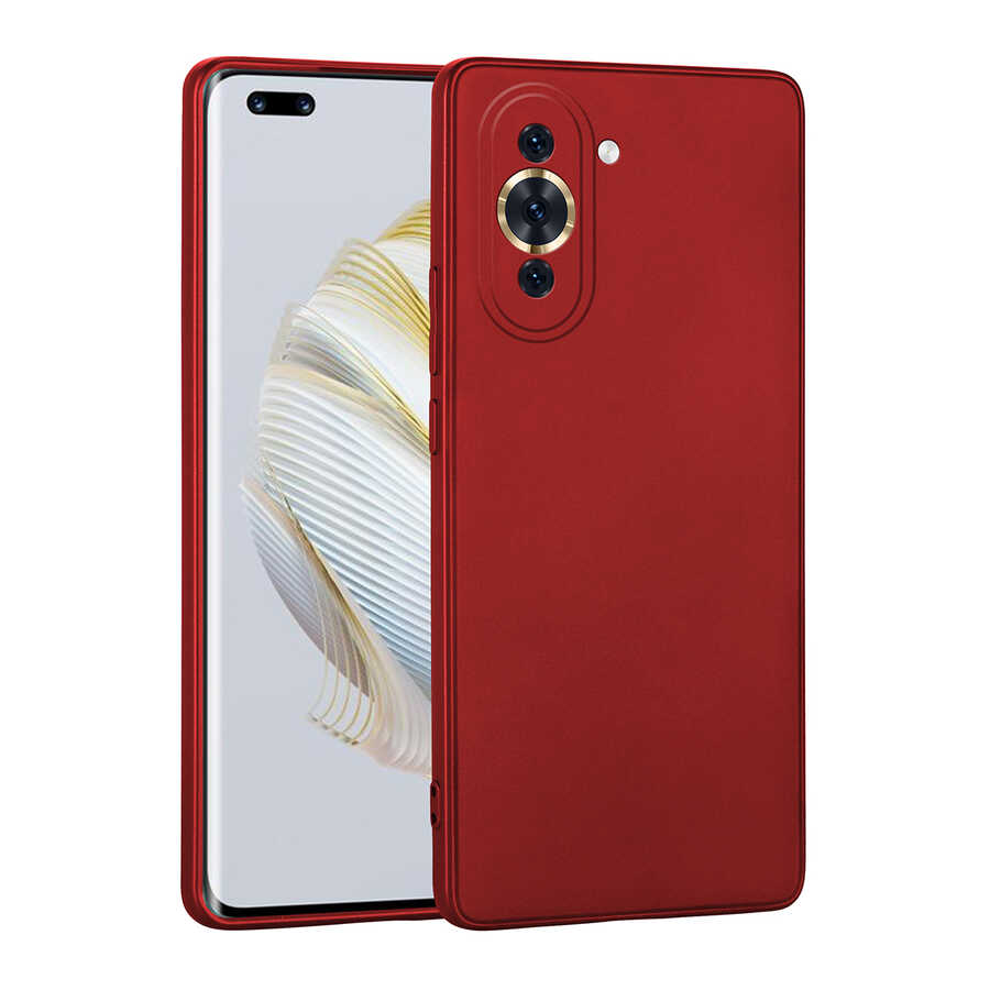 Huawei Nova 10 Pro Kılıf Zore Premier Silikon Kılıf - Kırmızı