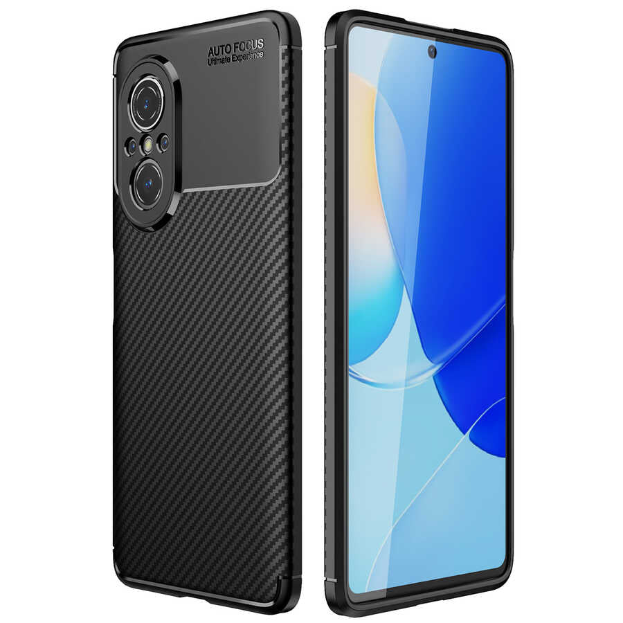 Huawei Nova 9 SE Kılıf Zore Negro Silikon Kılıf - Siyah