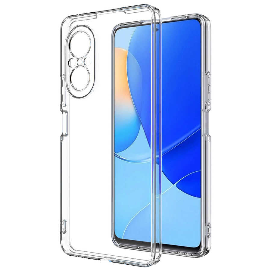Huawei Nova 9 SE Kılıf Zore Süper Silikon Kılıf - Renksiz