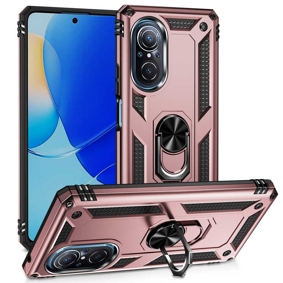 Huawei Nova 9 SE Kılıf Zore Vega Kılıf - Rose Gold