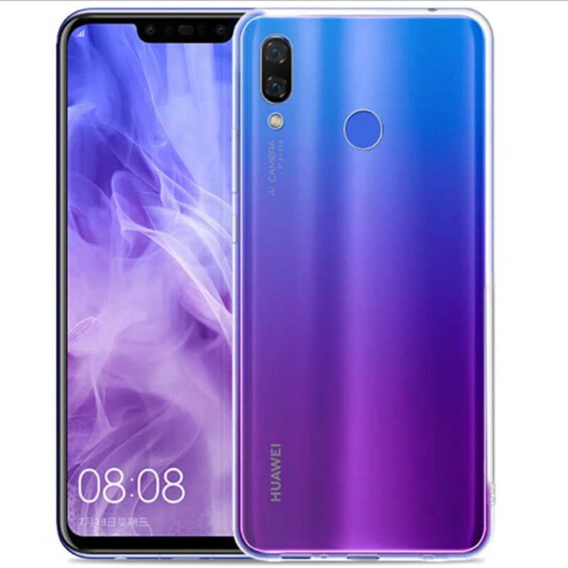 Huawei P Smart 2019 Kılıf Zore Süper Silikon Kılıf - Renksiz