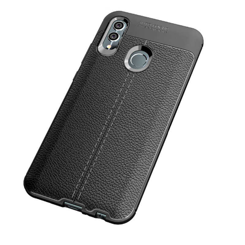 Huawei P Smart 2019 Kılıf Zore Niss Silikon Kılıf - Siyah