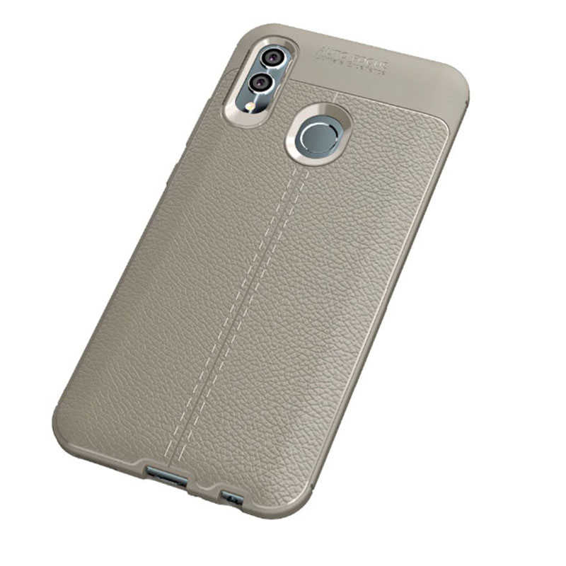 Huawei P Smart 2019 Kılıf Zore Niss Silikon Kılıf - Gri