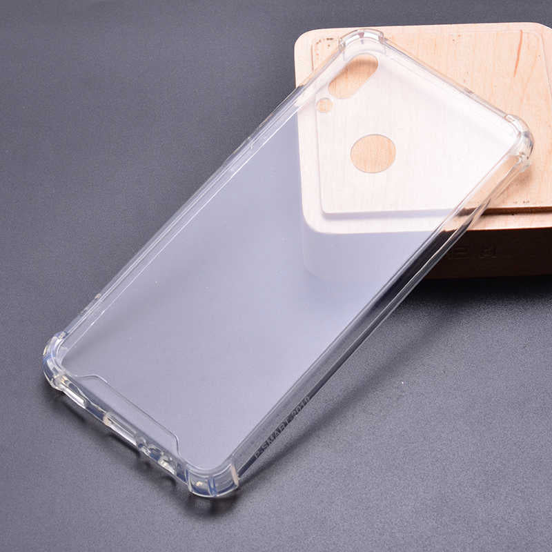 Huawei P Smart 2019 Kılıf Zore Nitro Anti Shock Silikon - Renksiz
