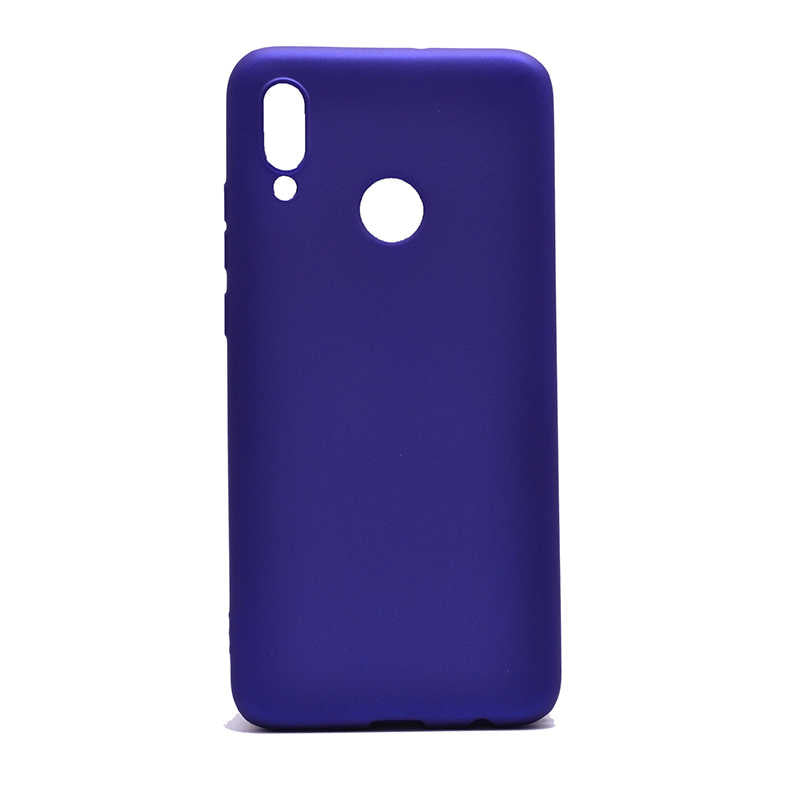 Huawei P Smart 2019 Kılıf Zore Premier Silikon Kılıf - Saks Mavi