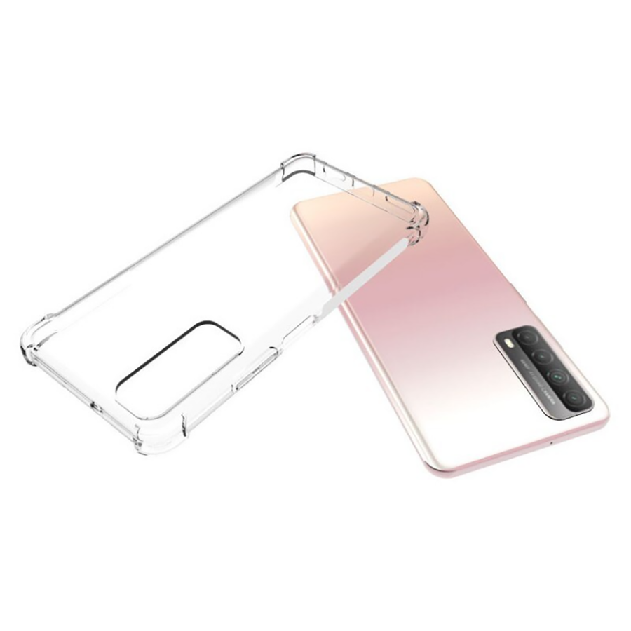 Huawei P Smart 2021 Kılıf Zore Nitro Anti Shock Silikon - Renksiz