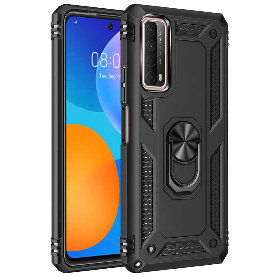 Huawei P Smart 2021 Kılıf Zore Vega Kılıf - Siyah