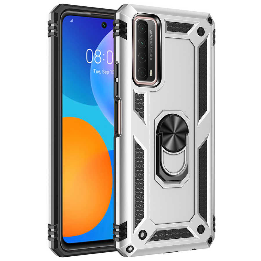 Huawei P Smart 2021 Kılıf Zore Vega Kılıf - Gri