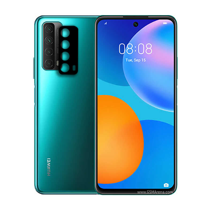 Huawei P Smart 2021 Zore Golden Turtle Seramik Kamera Camı - Siyah