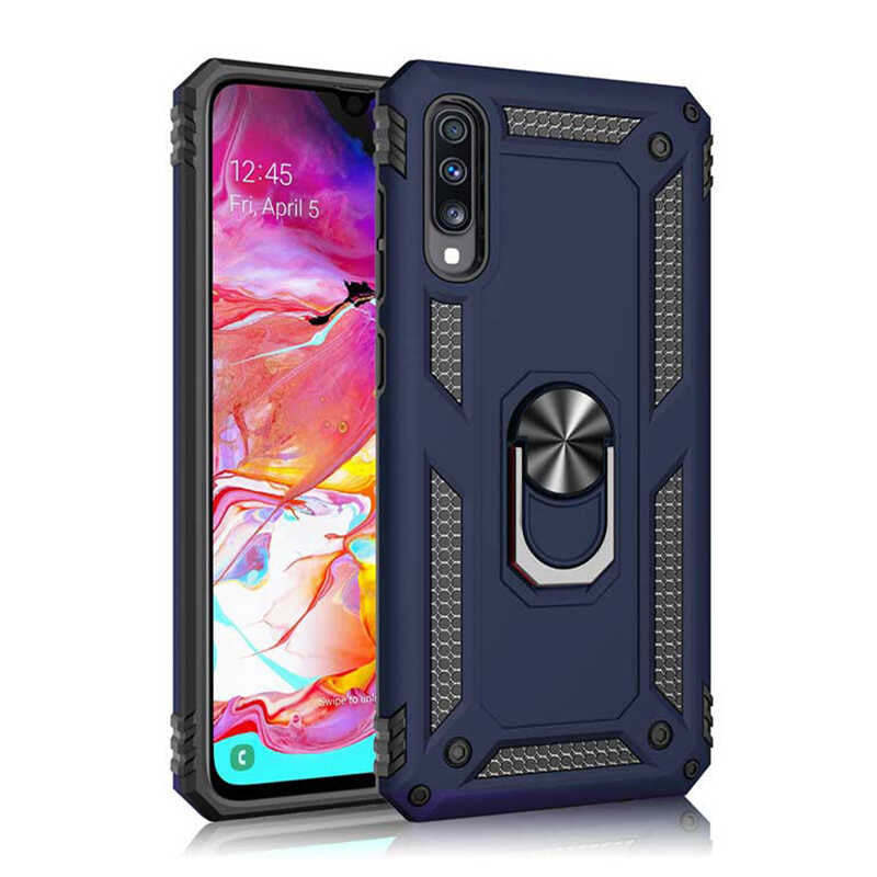 Huawei P Smart Pro 2019 Kılıf Zore Vega Kılıf - Mavi