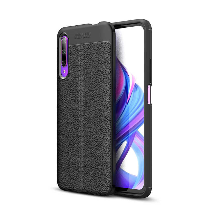 Huawei P Smart Pro 2019 Kılıf Zore Niss Silikon Kılıf - Siyah