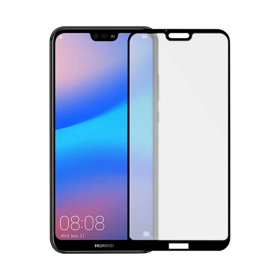 Huawei P20 Lite Davin Mat Seramik Ekran Koruyucu - Siyah