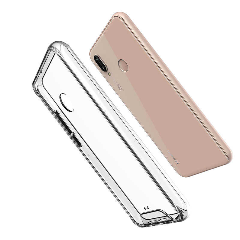 Huawei P20 Lite Kılıf Zore Gard Silikon - Renksiz