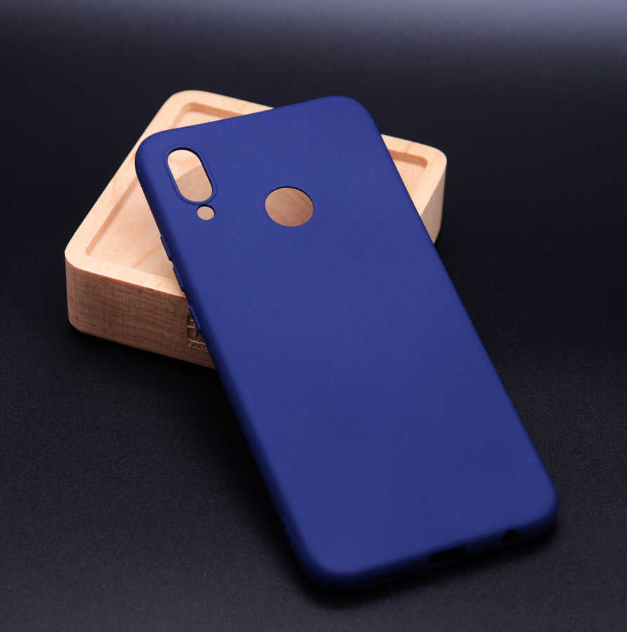 Huawei P20 Lite Kılıf Zore Premier Silikon Kılıf - Lacivert