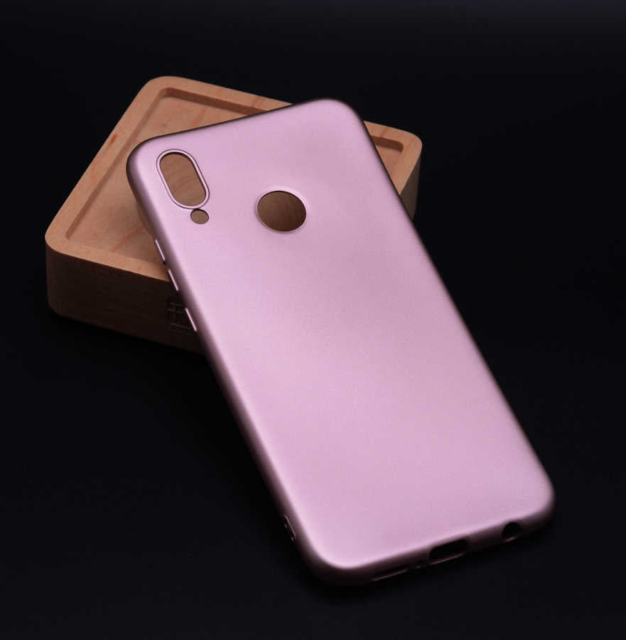 Huawei P20 Lite Kılıf Zore Premier Silikon Kılıf - Rose Gold