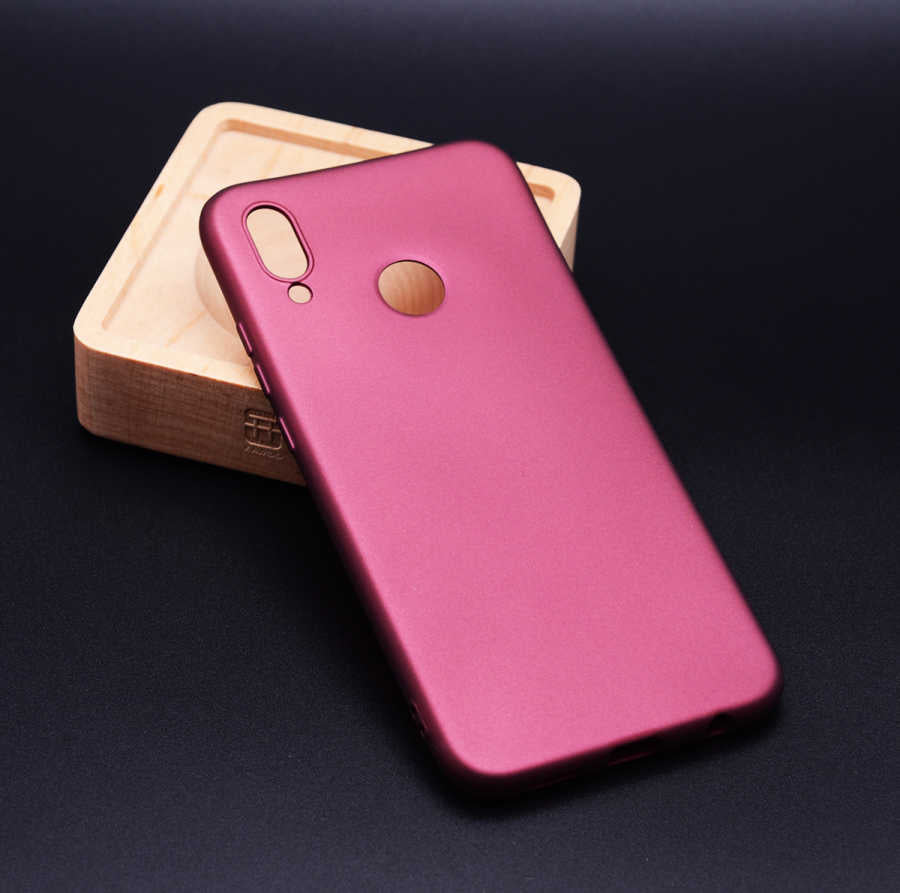Huawei P20 Lite Kılıf Zore Premier Silikon Kılıf - Mürdüm