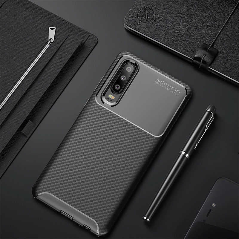 Huawei P30 Kılıf Zore Negro Silikon Kılıf - Siyah
