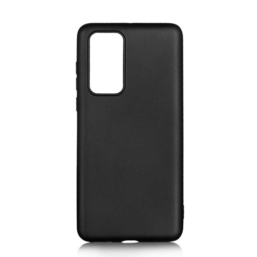 Huawei P40 Kılıf Zore Premier Silikon Kılıf - Siyah